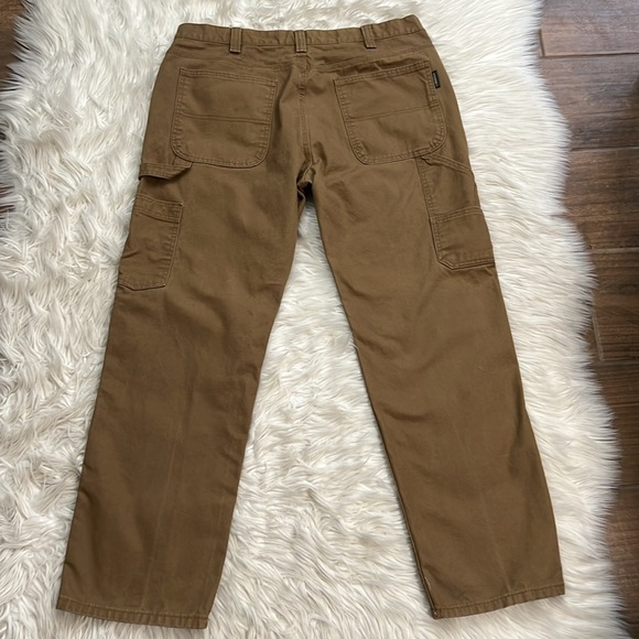 Wolverine Carpenter Pants Hammer Loop Light Brown Tan Casual Style Men’s 38x31 - Picture 9 of 11